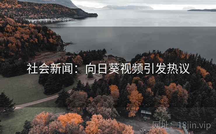 社会新闻:向日葵视频引发热议 社会新闻:向日葵视频引发热议